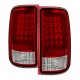 GMC Sierra 3500HD 2007-2014 Red Clear LED Tail Lights Tube