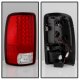 Chevy Tahoe 2000-2006 Red Clear LED Tail Lights