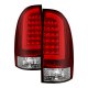 Toyota Tacoma 2005-2015 Red Clear LED Tail Lights