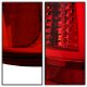 Chevy Silverado 1999-2002 Red Clear LED Tail Lights Tube