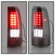 Chevy Silverado 3500 2003-2006 Black Full LED Tail Lights C-Shape