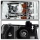 Chevy Silverado 2500HD 2007-2014 Halo LED DRL Projector Headlights
