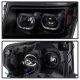 Ford F150 2009-2014 Black Halo Projector Headlights LED DRL