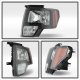 Ford F150 2009-2014 Black Headlights LED DRL