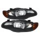 Chevy Monte Carlo 2000-2005 Black Headlights