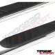 Ford F250 Super Duty Crew Cab 2011-2016 Running Boards Curved Stainless 5 Inches