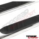 Ford F450 Super Duty 2008-2010 Running Boards Curved Stainless 5 Inches