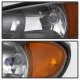 Pontiac Grand AM 1999-2005 Black Headlights
