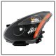 Nissan Rogue 2008-2013 Black Headlights
