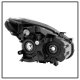 Nissan Rogue 2008-2013 Black Headlights