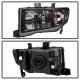 Honda Ridgeline 2006-2014 Black Headlights