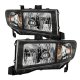 Honda Ridgeline 2006-2014 Black Headlights