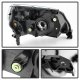 Honda Pilot 2003-2005 Black Headlights