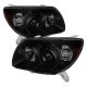 Toyota 4Runner 2006-2009 Black Smoked Projector Headlights