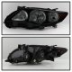 Toyota Corolla 2011-2013 Black Smoked Headlights