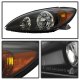 Toyota Camry 2002-2004 Black Headlights