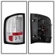 Chevy Silverado 3500HD 2007-2014 Chrome L-Custom LED Tail Lights