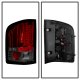 Chevy Silverado 3500HD 2007-2014 Tinted L-Custom LED Tail Lights