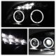 Pontiac Pursuit 2005-2006 Black LED Halo Projector Headlights