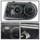 Chrysler 300C 2005-2010 Smoked LED Halo Projector Headlights