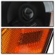 Jeep Grand Cherokee 2008-2010 Black Halogen Projector Headlights