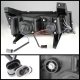 Chevy Colorado 2004-2012 Black Projector Headlights