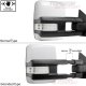 Chevy Silverado 2500HD 2015-2019 White Towing Mirrors Clear LED Lights Power Heated