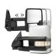 Chevy Silverado 2500HD 2003-2006 White Towing Mirrors Clear LED Lights Power Heated