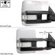 Chevy Suburban 2003-2006 White Towing Mirrors Clear LED Lights Power Heated