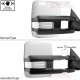 Chevy Avalanche 2003-2006 White Towing Mirrors Clear LED DRL Power Heated