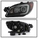 Subaru Impreza WRX 2006-2007 Black HID Projector Headlights LED DRL