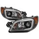 Subaru Impreza WRX 2006-2007 Black Projector Headlights LED DRL