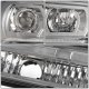 Chevy TrailBlazer 2002-2009 Projector Headlights LED DRL