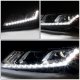 Honda Crosstour 2012-2015 Black Projector Headlights LED DRL