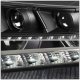 Toyota Highlander 2011-2013 Black Projector Headlights LED DRL