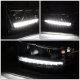 Toyota Highlander 2011-2013 Black Projector Headlights LED DRL