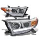 Toyota Highlander 2011-2013 Projector Headlights LED DRL