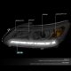 Honda Accord 2013-2015 Smoked Projector Headlights Tube DRL