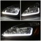 Honda Accord 2003-2007 Smoked Headlights Tube DRL