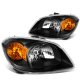 Chevy Cobalt 2005-2010 Black Headlights