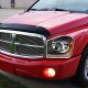 Dodge Durango 2004-2006 Black Headlights