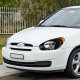 Hyundai Accent 2007-2011 Black Headlights