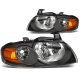Nissan Sentra 2004-2006 Black Headlights