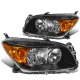Toyota RAV4 2006-2008 Black Headlights