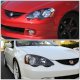 Acura RSX 2002-2004 Black Headlights