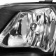 Dodge Caravan 2001-2007 Headlights Black Housings