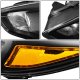 Ford Focus S 2015-2018 Black Headlights