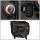 GMC Sierra 2500HD 2015-2016 Black Projector Headlights
