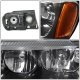 Jeep Grand Cherokee 1999-2004 Black Headlights