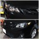 Toyota Corolla 2011-2013 Headlights Black